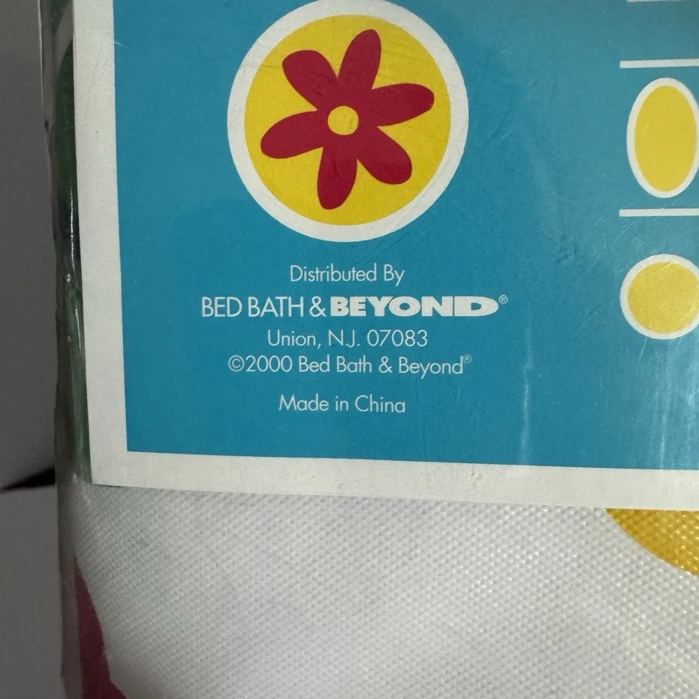 Vtg Beyond Tropical Island Flowers Vinyl Tablecloth 60×102″ Oblong NEW‎ Y2K